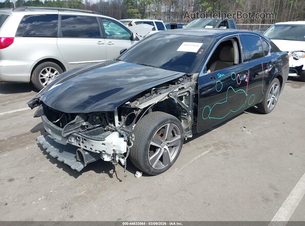 JTHCZ1BL0GA001829 2016 LEXUS GS 350 Черный Передняя левая четверть