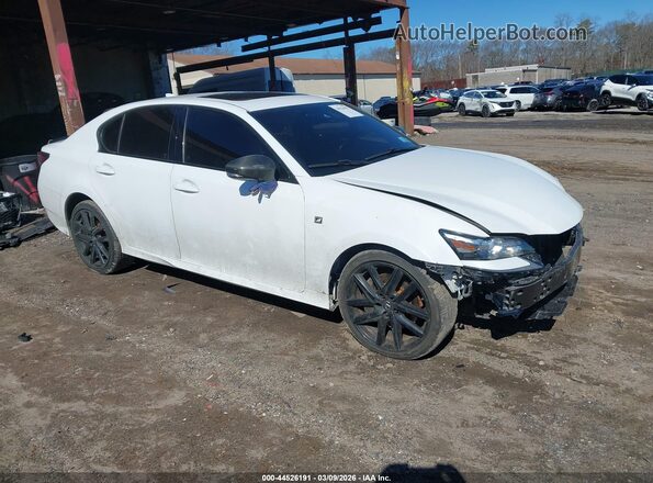 JTHCZ1BL0HA004912 2017 LEXUS GS 350 Белый Передняя правая четверть