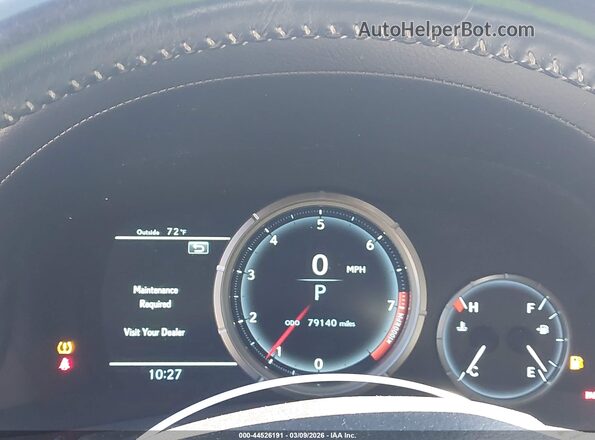 JTHCZ1BL0HA004912 2017 LEXUS GS 350 Белый Вид задних сидений