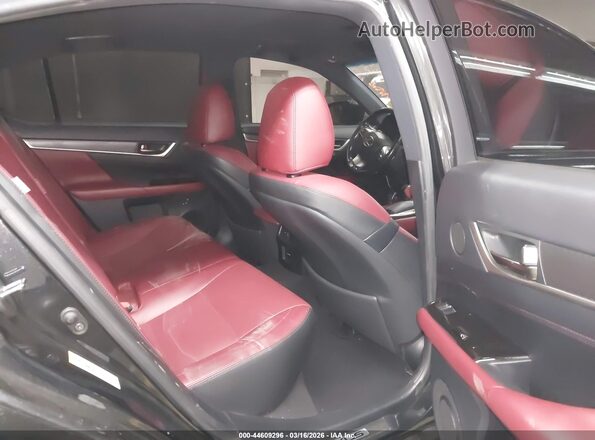 JTHCZ1BL1GA001533 2016 LEXUS GS 350 Black VIN კოდის სტიკერის ხედი