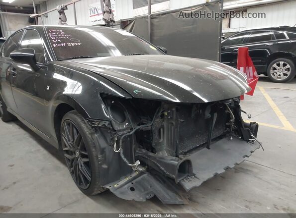 JTHCZ1BL1GA001533 2016 LEXUS GS 350 Black წინა ხედი
