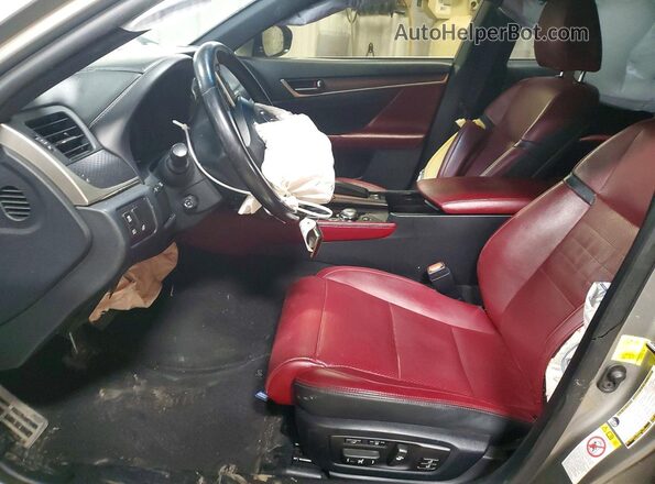 JTHCZ1BL1HA007219 2017 LEXUS GS Серебряный Вид салона спереди