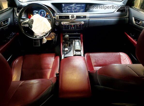 JTHCZ1BL1HA007219 2017 LEXUS GS Серебряный Вид панели приборов
