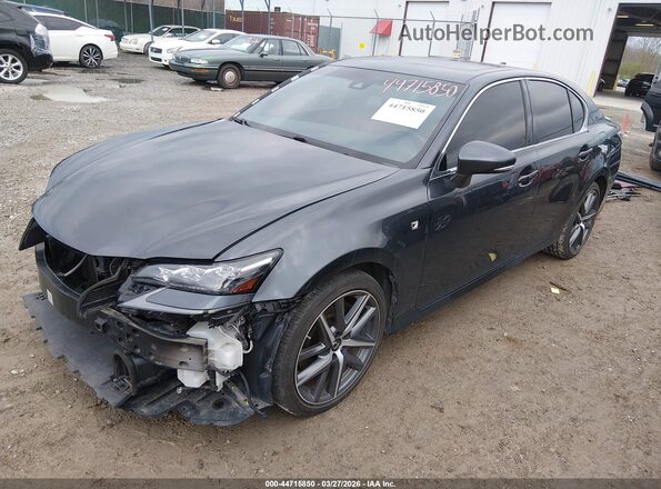 JTHCZ1BL1JA008912 2018 LEXUS GS 350 Серый Передняя левая четверть