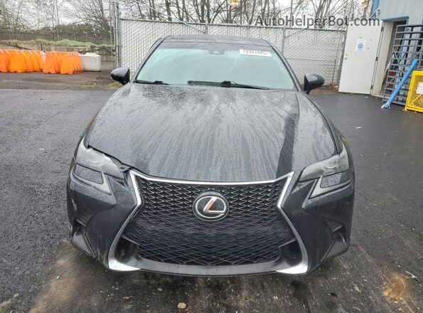 JTHCZ1BL3HA005178 2017 LEXUS GS Black Vista frontal