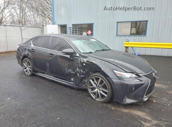 JTHCZ1BL3HA005178 2017 LEXUS GS Black Delantero derecho