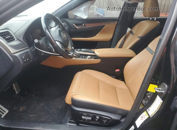 JTHCZ1BL3HA005178 2017 LEXUS GS Black Vista interior delantera