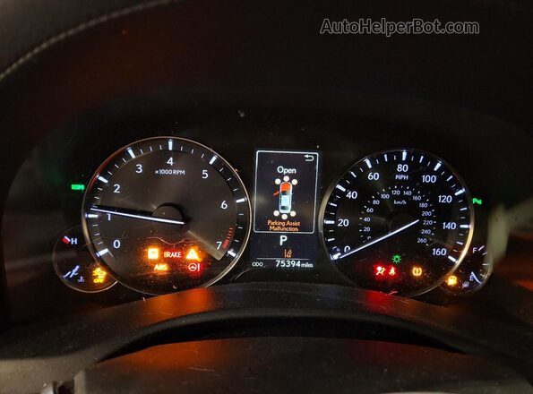 JTHCZ1BL3HA005407 2017 LEXUS GS Silver Instrument cluster view