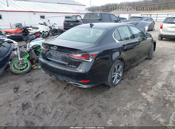 JTHCZ1BL3JA007535 2018 LEXUS GS 350 Черный Задняя правая четверть