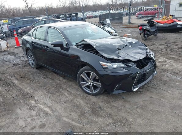 JTHCZ1BL3JA007535 2018 LEXUS GS 350 Черный Передняя правая четверть