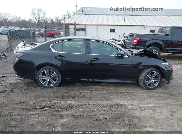 JTHCZ1BL3JA007535 2018 LEXUS GS 350 Черный Вид задней части салона