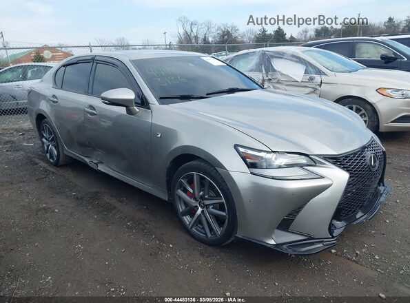 JTHCZ1BL5HA005151 2017 LEXUS GS 350 Золотой Передняя правая четверть