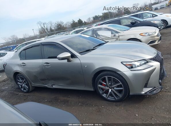 JTHCZ1BL5HA005151 2017 LEXUS GS 350 Золотой Вид задней части салона