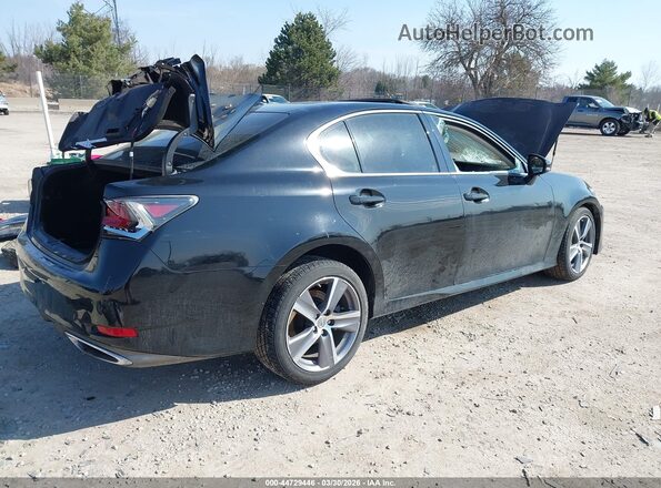 JTHCZ1BL5HA007109 2017 LEXUS GS 350 Черный Задняя правая четверть