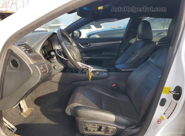 JTHCZ1BL5JA009464 2018 LEXUS GS Белый Вид салона спереди