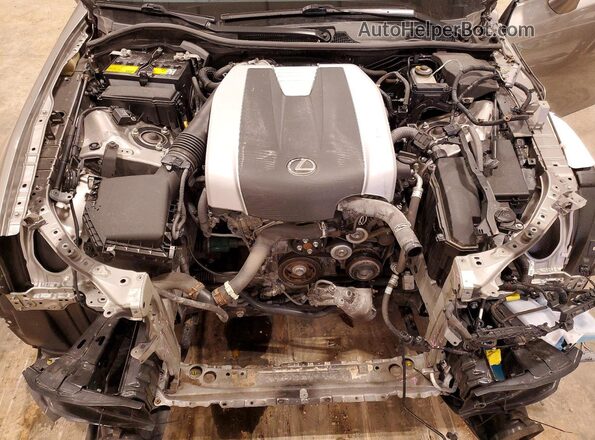 JTHCZ1BL6JA009117 2018 LEXUS GS Серебряный Вид задней части салона