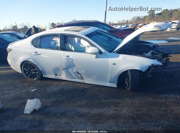 JTHCZ1BL8GA004381 2016 LEXUS GS 350 White Instrument cluster view