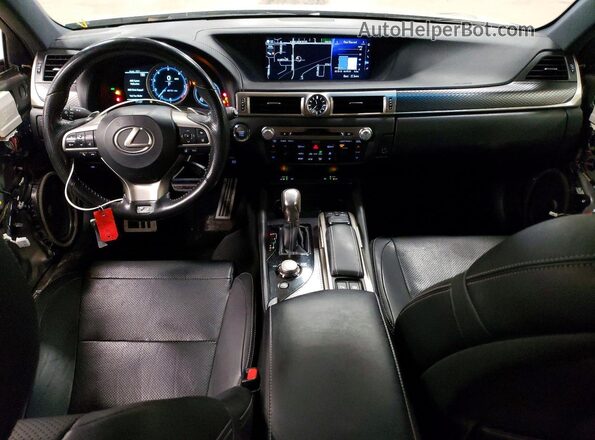 JTHCZ1BL8JA008129 2018 LEXUS GS Серебряный Вид панели приборов