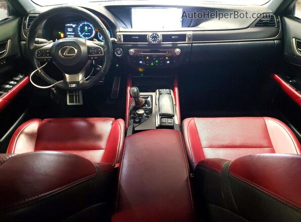 JTHCZ1BLXJA010254 2018 LEXUS GS Белый Вид панели приборов