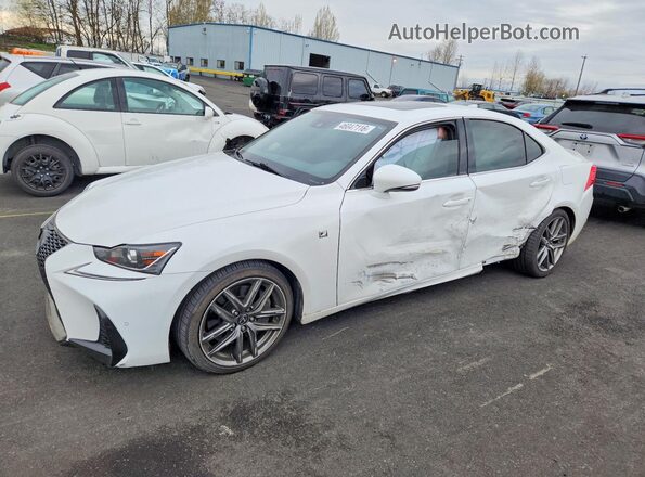 JTHCZ1D24J5016158 2018 LEXUS IS Белый Передняя левая четверть