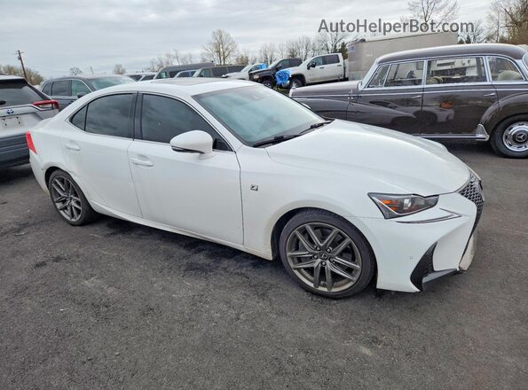 JTHCZ1D24J5016158 2018 LEXUS IS Белый Передняя правая четверть