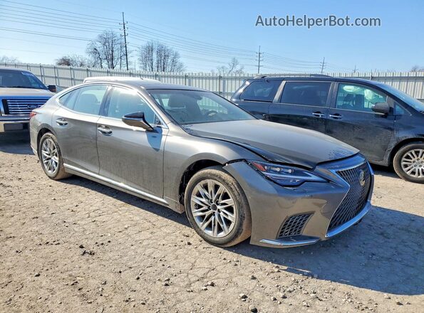 JTHD51GF5M5009514 2021 LEXUS LS Серый Передняя правая четверть