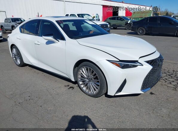 JTHD81F20P5052619 2023 LEXUS IS 300 Белый Передняя правая четверть