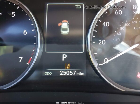 JTHD81F20P5052619 2023 LEXUS IS 300 Белый Вид щитка приборов
