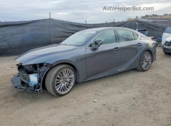 JTHD81F24N5049283 2022 LEXUS IS Серый Передняя левая четверть