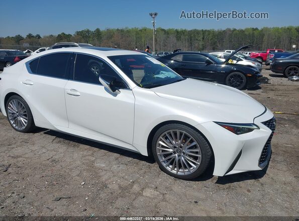 JTHDA1D21P5125519 2023 LEXUS IS 300 Белый Передняя правая четверть