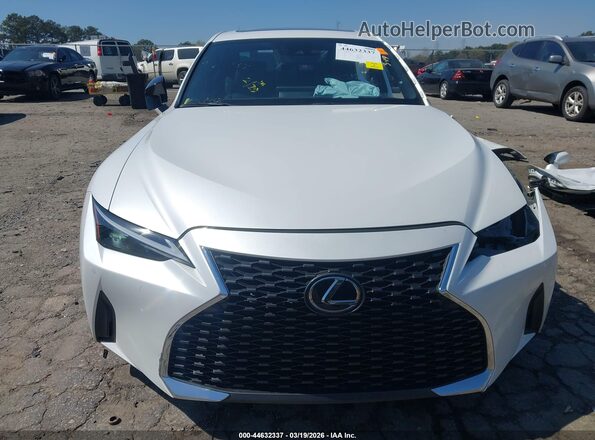 JTHDA1D21P5125519 2023 LEXUS IS 300 Белый Вид задней части салона
