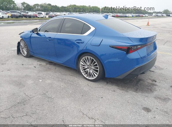 JTHDA1D23P5123268 2023 LEXUS IS 300 Blue Trasero izquierdo