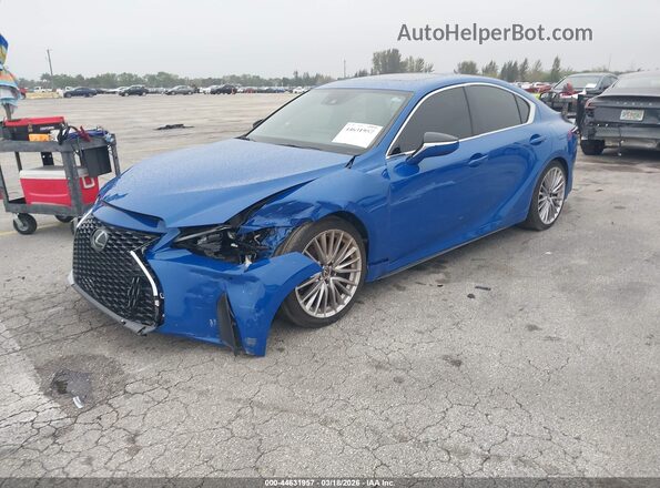 JTHDA1D23P5123268 2023 LEXUS IS 300 Blue Vista frontal