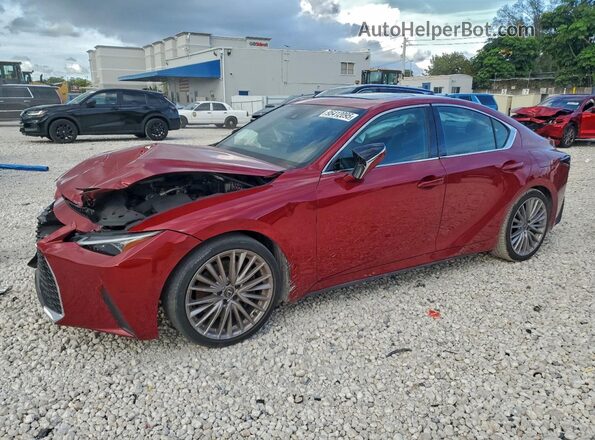 JTHDA1D26R5130489 2024 LEXUS IS Красный Передняя левая четверть