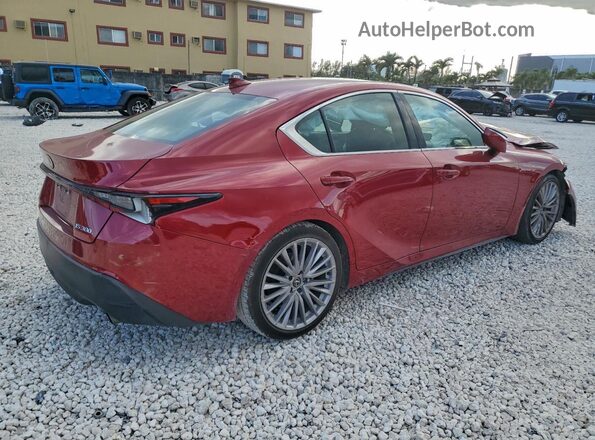 JTHDA1D26R5130489 2024 LEXUS IS Красный Задняя правая четверть