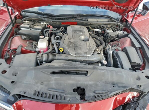 JTHDA1D26R5130489 2024 LEXUS IS Красный Вид задней части салона