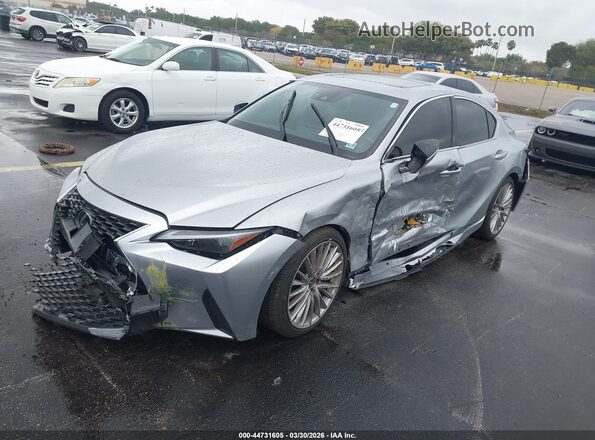 JTHDA1D27P5126741 2023 LEXUS IS 300 Серебряный Передняя левая четверть