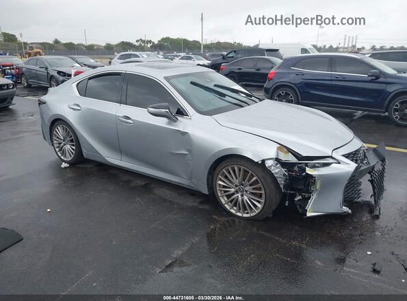 JTHDA1D27P5126741 2023 LEXUS IS 300 Серебряный Передняя правая четверть