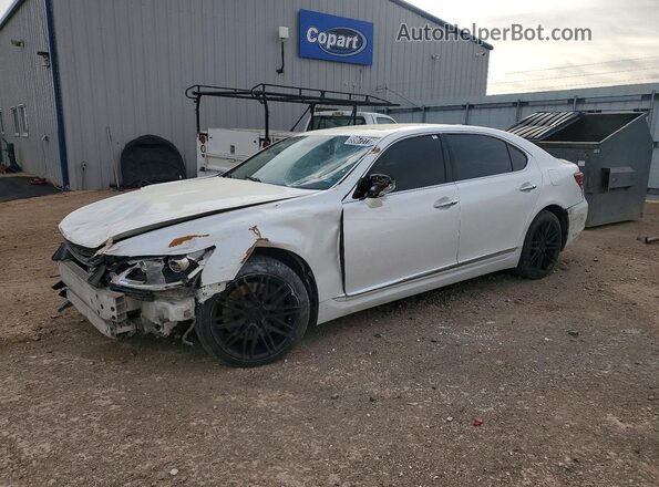 JTHDL5EF1H5008060 2017 LEXUS LS White Առջևի ձախ երեք քառորդ տեսարան