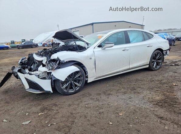 JTHF51GF6P5011639 2023 LEXUS LS Белый Передняя левая четверть
