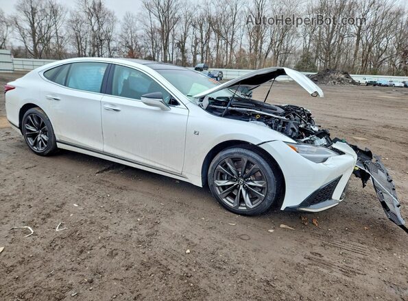 JTHF51GF6P5011639 2023 LEXUS LS Белый Передняя правая четверть
