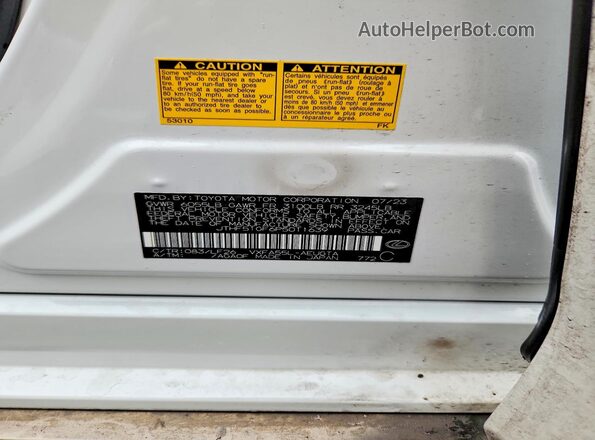 JTHF51GF6P5011639 2023 LEXUS LS Белый Вид подкапотного пространства