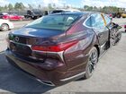 2020 Lexus Ls 500 Inspiration Series Maroon vin: JTHG5LGF7L5007562