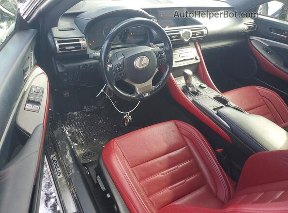 JTHG85EC7L5005628 2020 LEXUS RC Черный Вид панели приборов