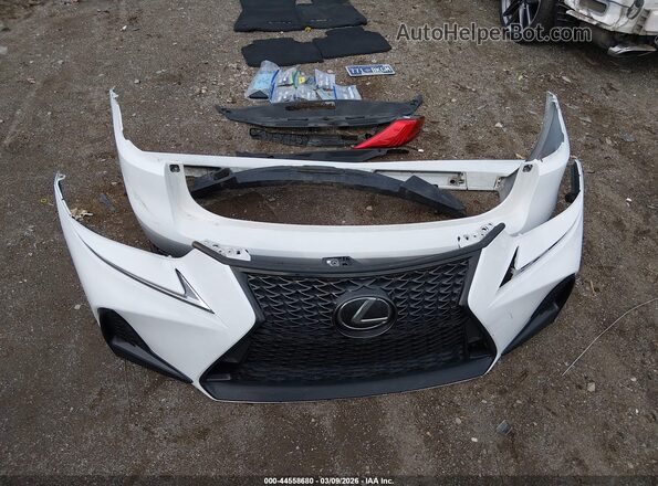 JTHGA1D25L5102946 2020 LEXUS IS 300 White Widok zestawu wskaźników