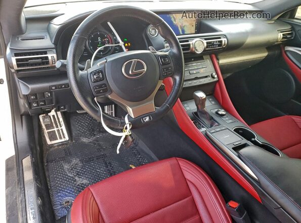 JTHGA5BC9L5011021 2020 LEXUS RC Белый Вид панели приборов