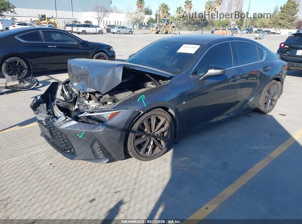 JTHGZ1B22M5040886 2021 LEXUS IS 350 Серебряный Передняя левая четверть