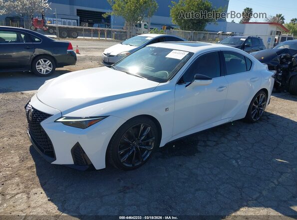 JTHGZ1B22N5055664 2022 LEXUS IS 350 Белый Передняя левая четверть