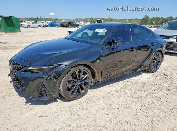 JTHGZ1B24R5077381 2024 LEXUS IS Черный Передняя левая четверть