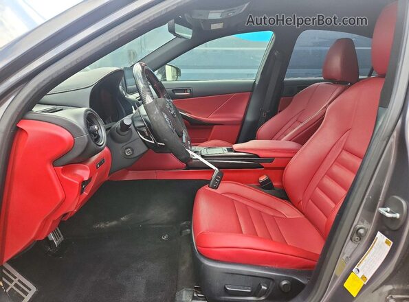 JTHGZ1B26P5064869 2023 LEXUS IS Серый Вид салона спереди